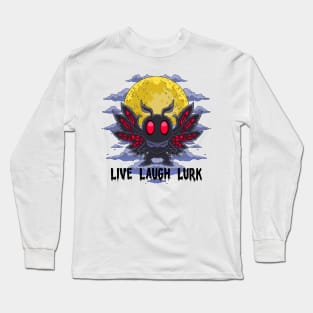 Whispers of the Mothman: Live, Laugh, Lurk Long Sleeve T-Shirt